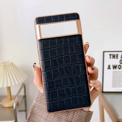 Fashion Personality Top Layer Cattlehide Protective Case