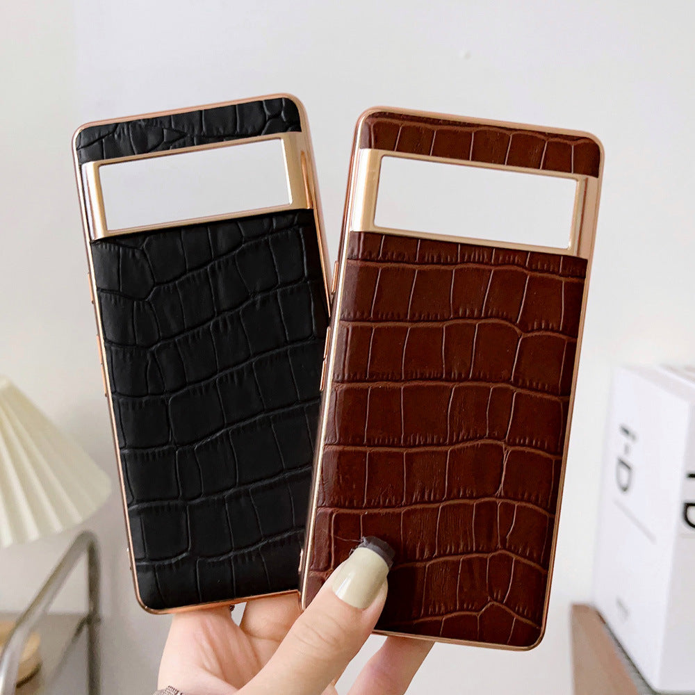 Fashion Personality Top Layer Cattlehide Protective Case