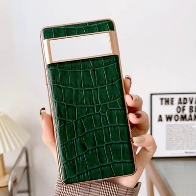 Fashion Personality Top Layer Cattlehide Protective Case