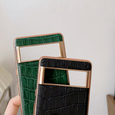 Fashion Personality Top Layer Cattlehide Protective Case